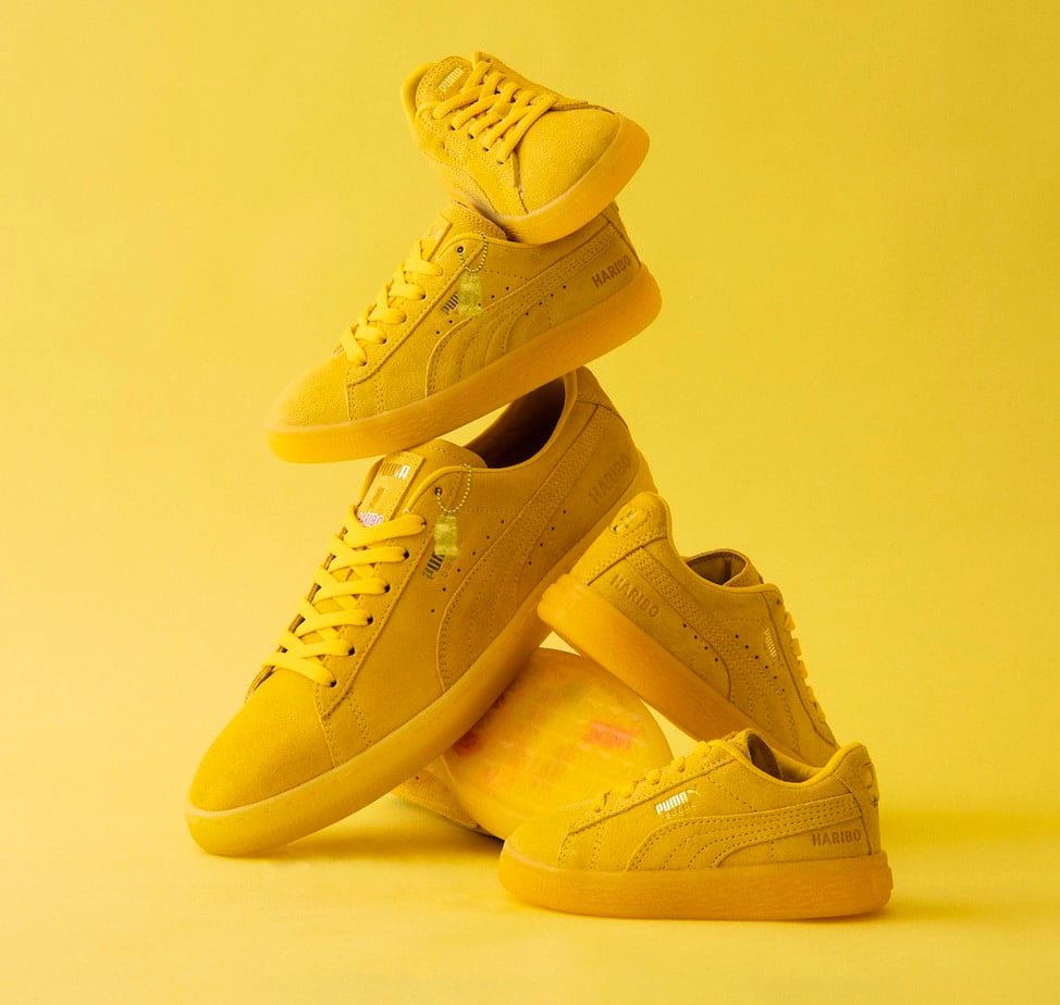 Haribo Puma Suede Yellow