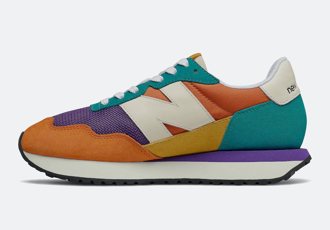 New Balance 237 Vintage Orange Team Teal