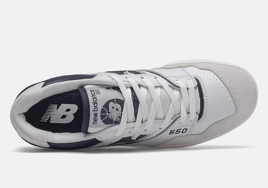 New Balance 550 White Navy Bb550wa1