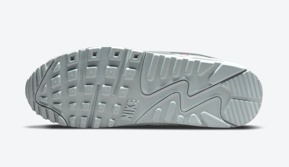 Nike Air Max 90 Grey Red DM9102-001