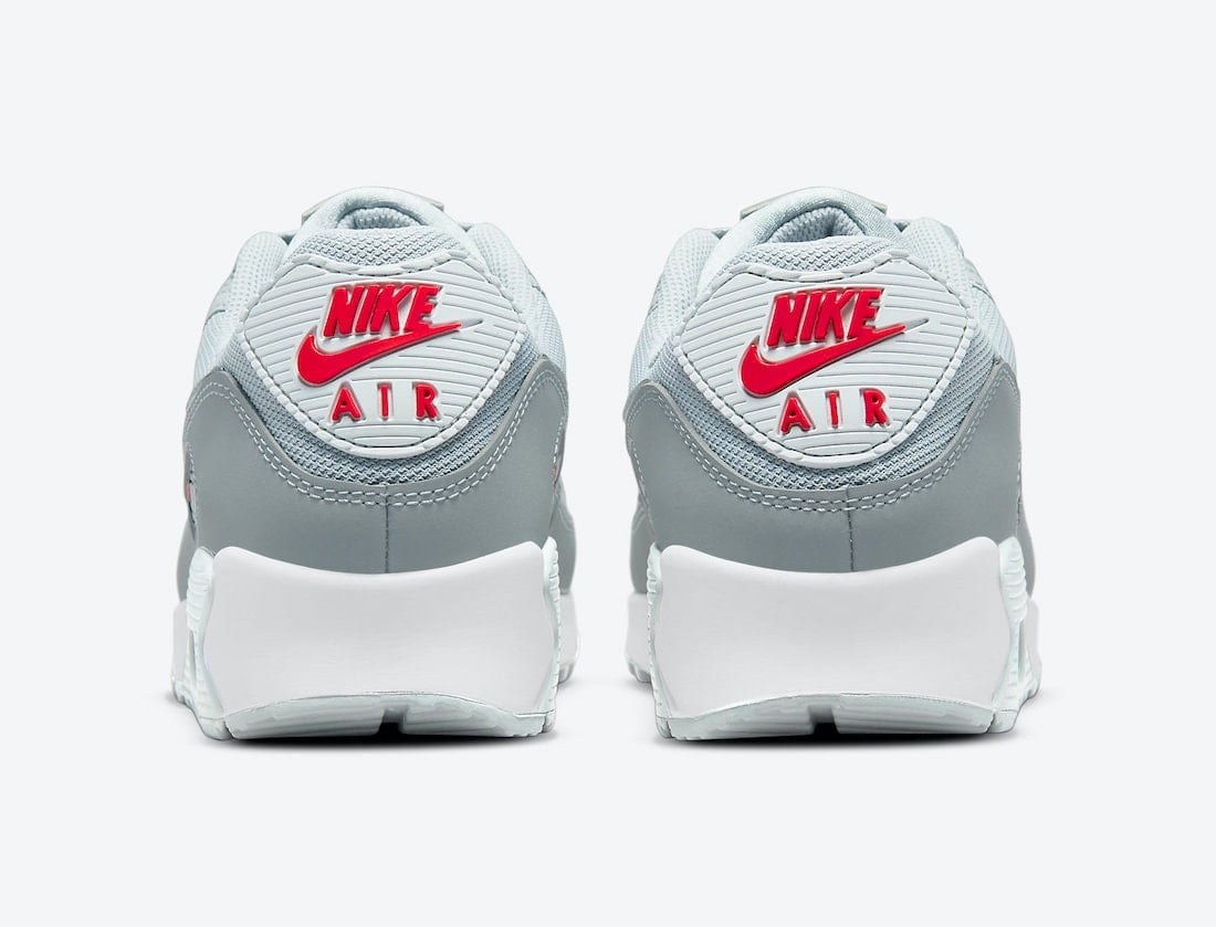 Nike Air Max 90 Grey Red DM9102-001