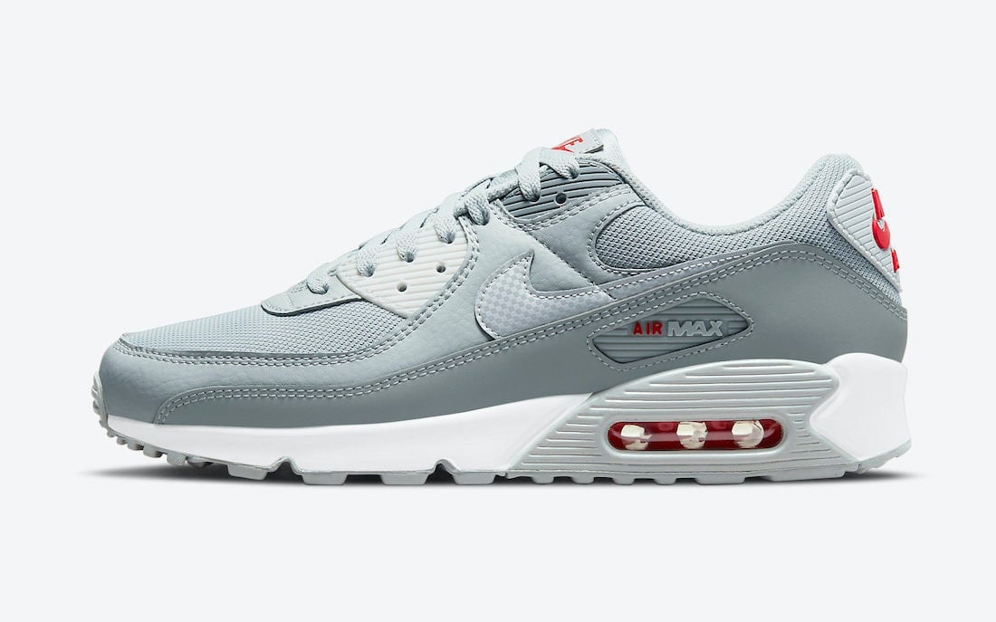 Nike Air Max 90 Grey Red DM9102-001