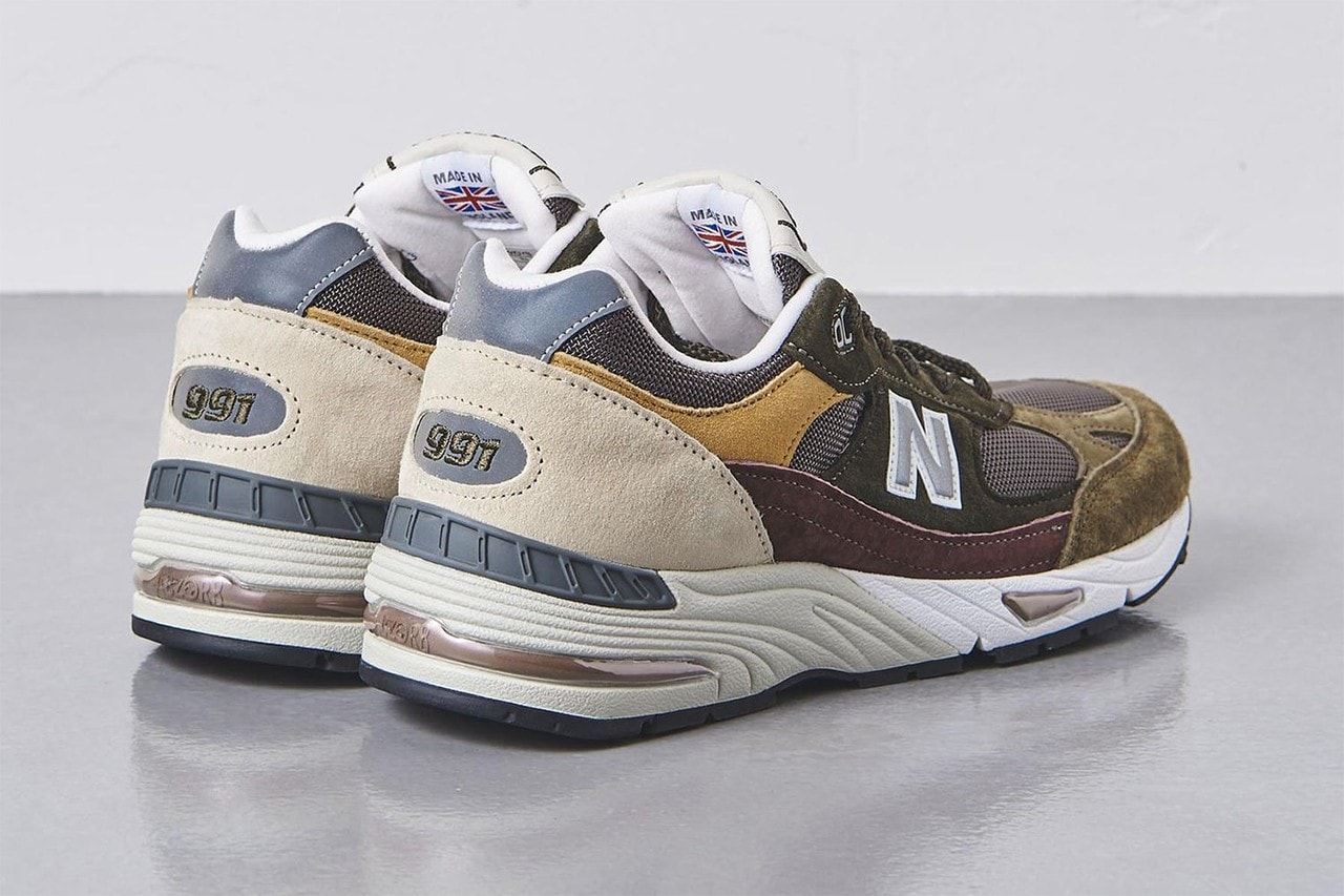 New Balance 991 Olive Brown