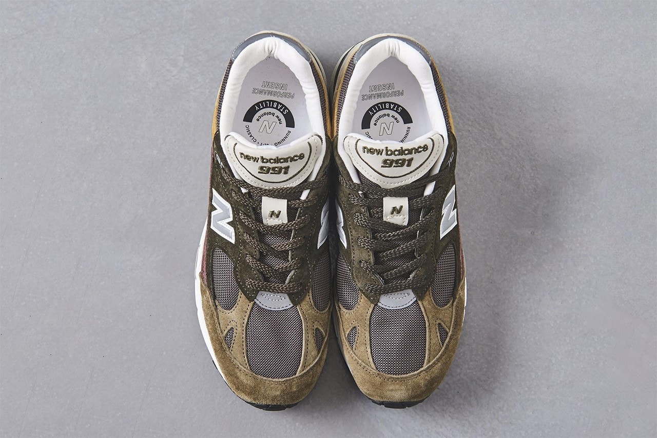 New Balance 991 Olive Brown