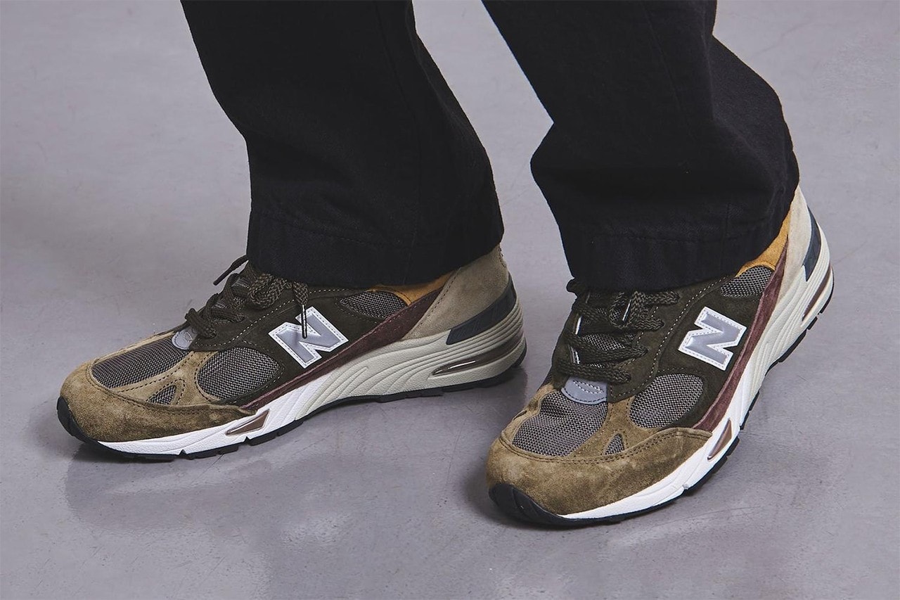 New Balance 991 Olive Brown