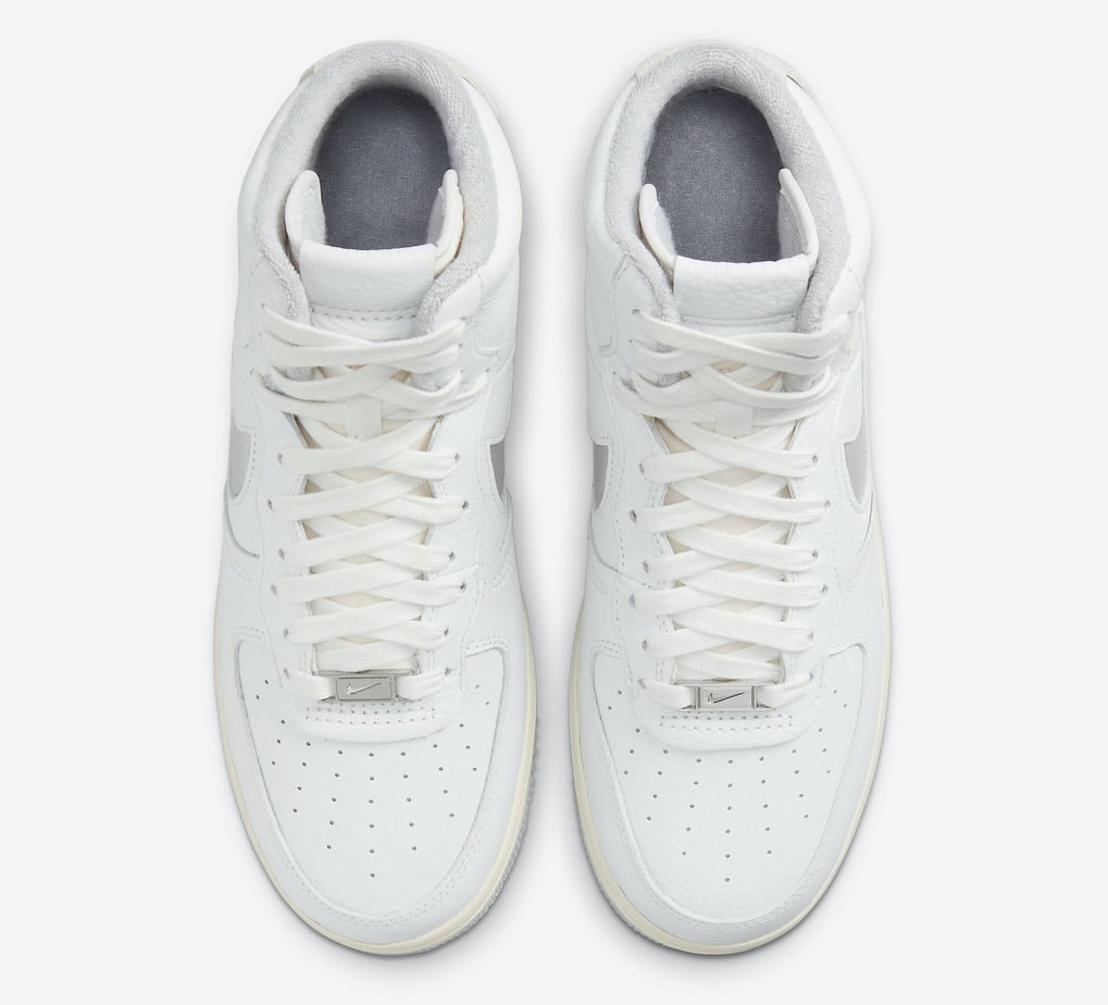 Nike Air Force 1 Strapless Summit White Grey DC3590-101