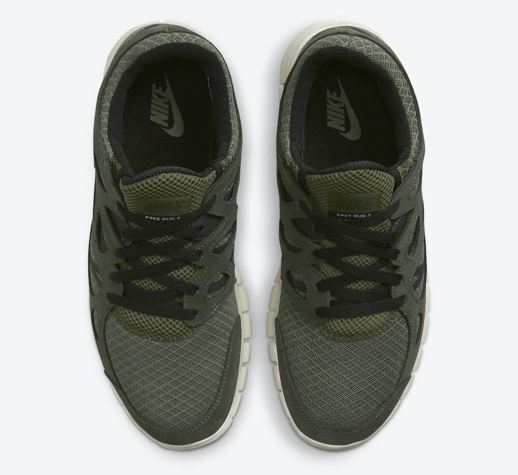 Nike Free Run 2 Sequoia Medium Olive 537732 305