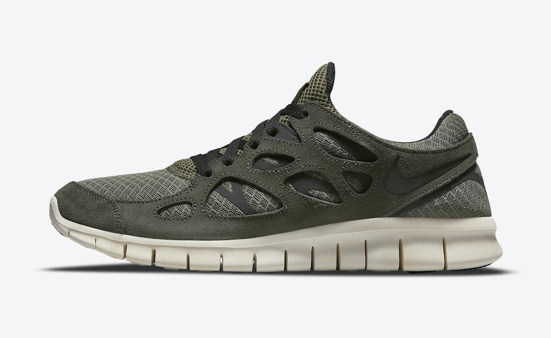 Nike Free Run 2 Sequoia Medium Olive 537732 305
