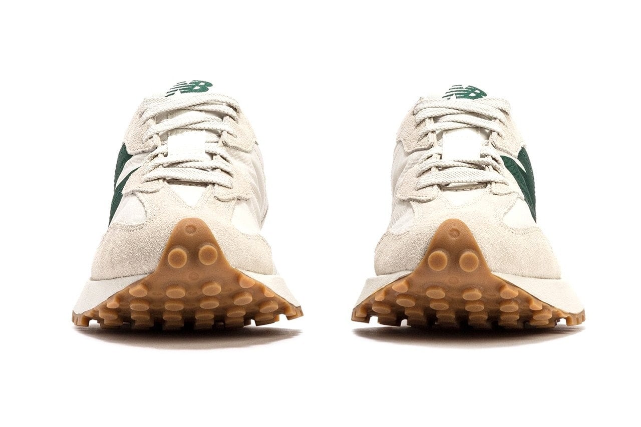 New Balance 327 Off-White Green