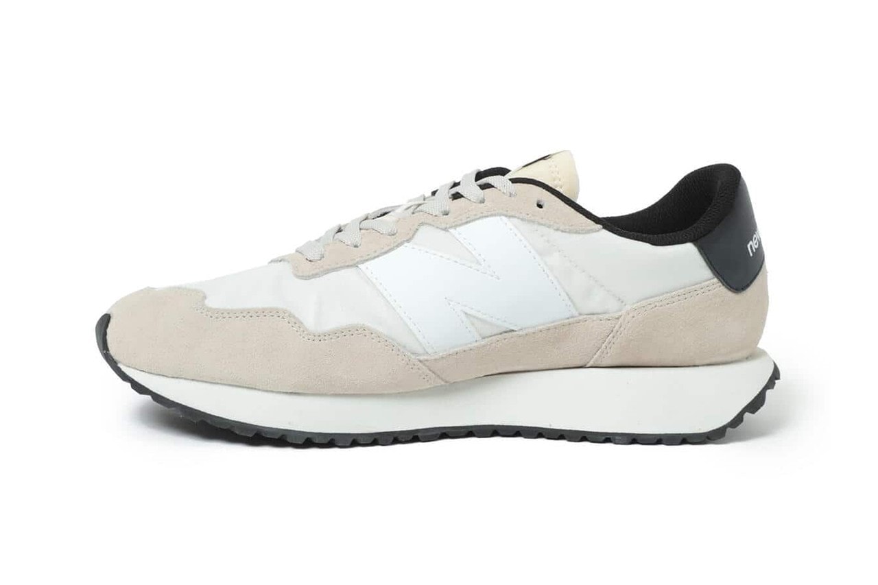 New Balance 237 White Beige Black