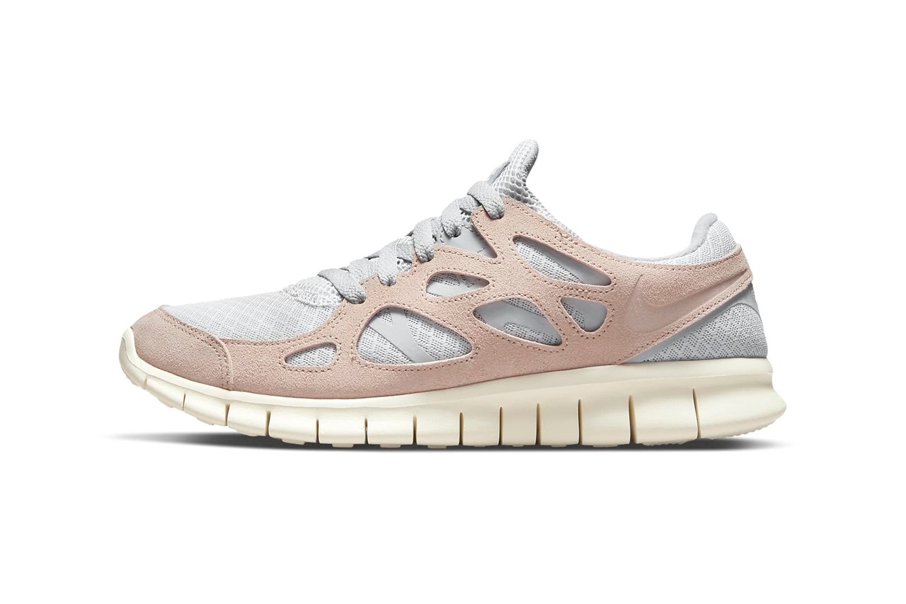 Nike Free Run 2 Pure Platinum Wolf Grey Sail Fossil Stone 537732 013 Release Information