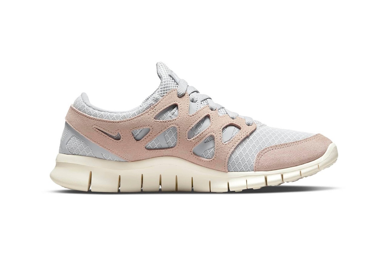 Nike Free Run 2 Pure Platinum Wolf Grey Sail Fossil Stone 537732 013 Release Information