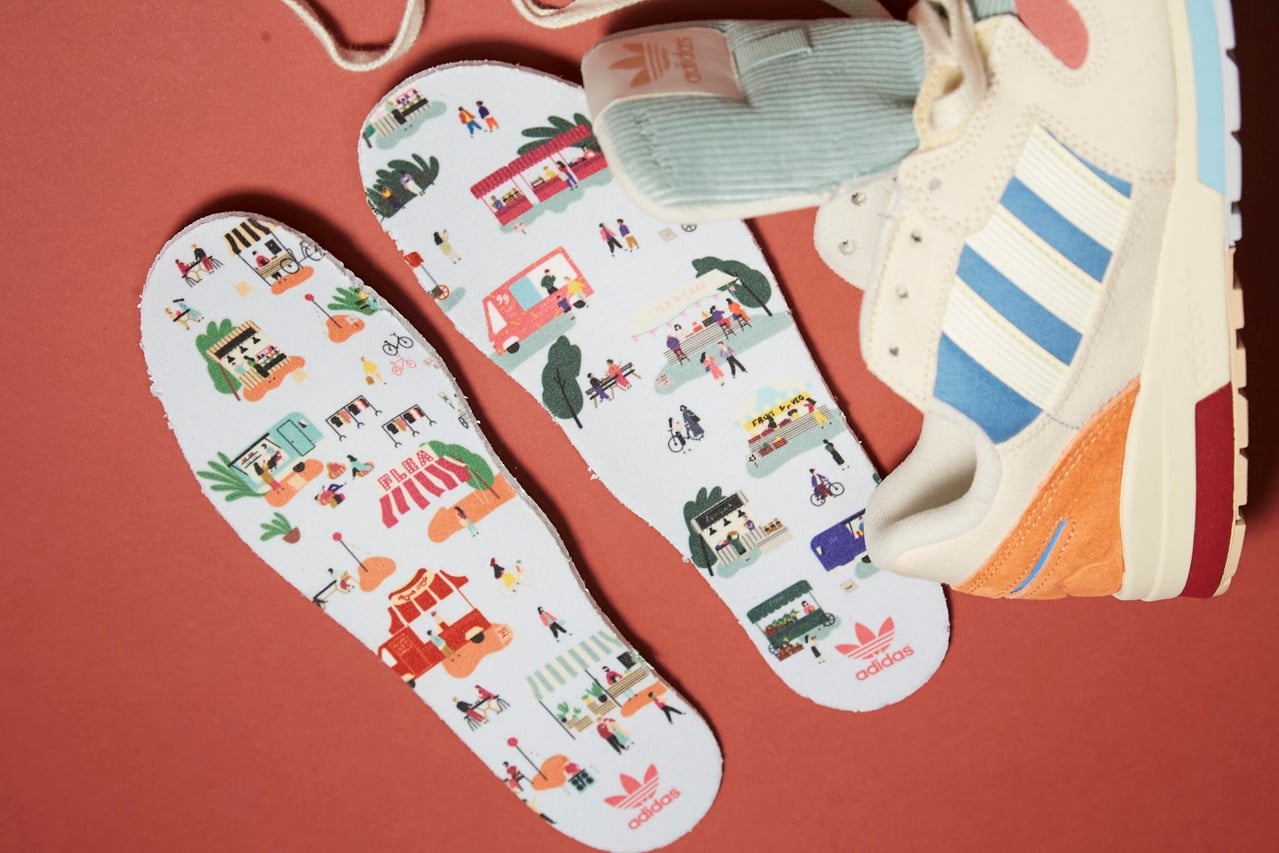 Offspring adidas Originals Zx 420 London To La Part 2 Natural Dye Release Information