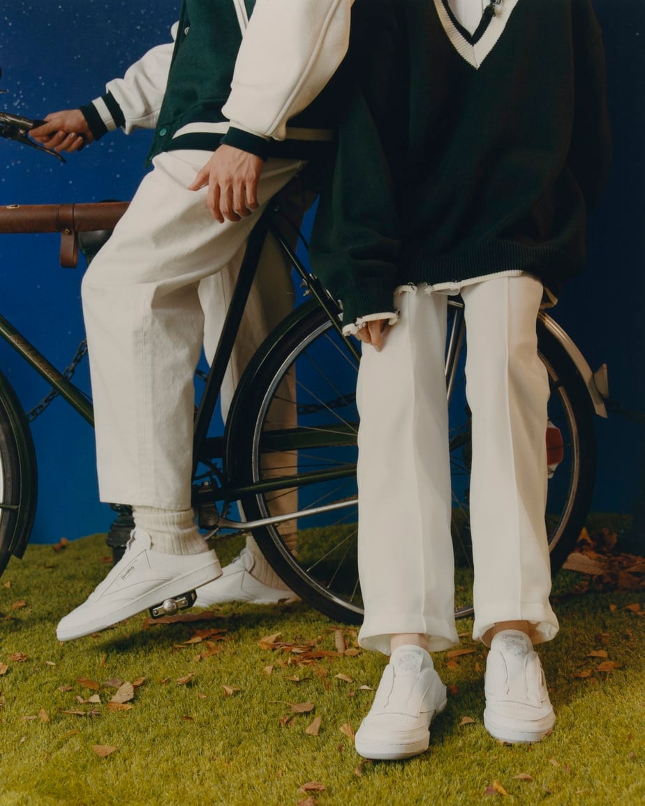 Beams Reebok Club C Laceless Mule