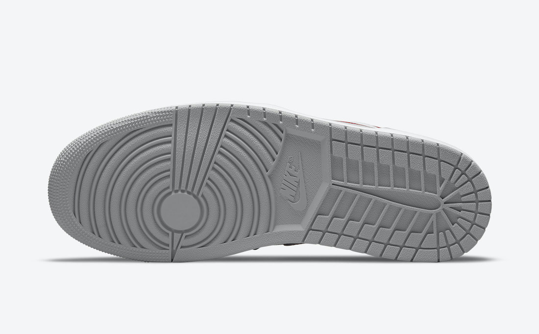 Air Jordan 1 Low Releasing in White, Grey, and Red
