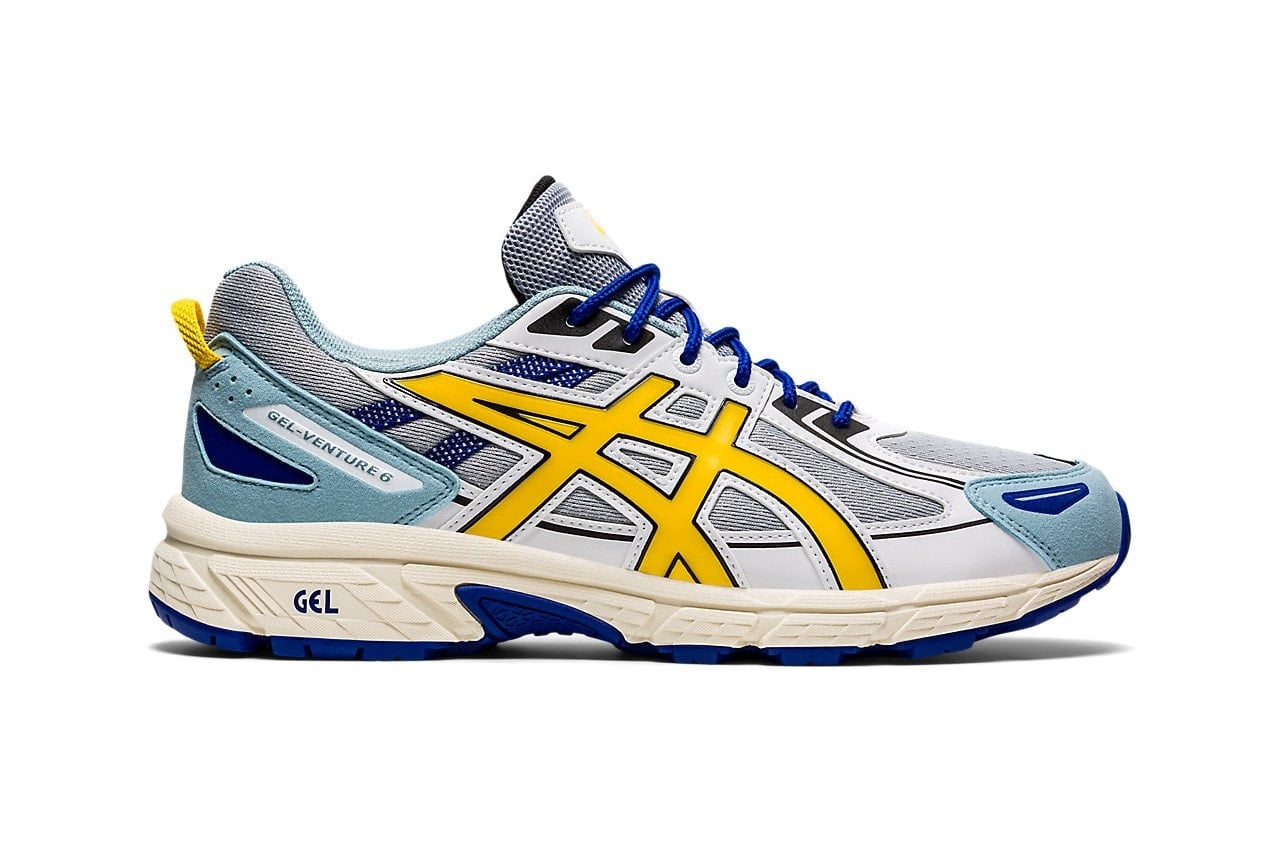 ASICS Gel Venture 6 Piedmont Grey Vibrant Yellow 001
