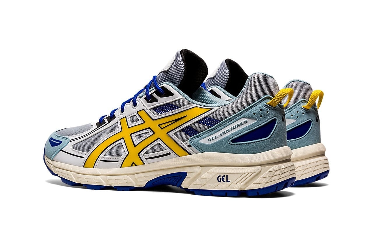 ASICS Gel Venture 6 Piedmont Grey Vibrant Yellow 003