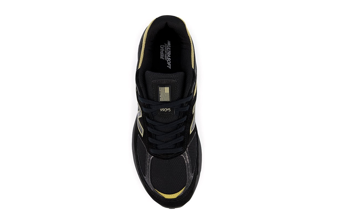New Balance 990v5 Black Gold M990bh5