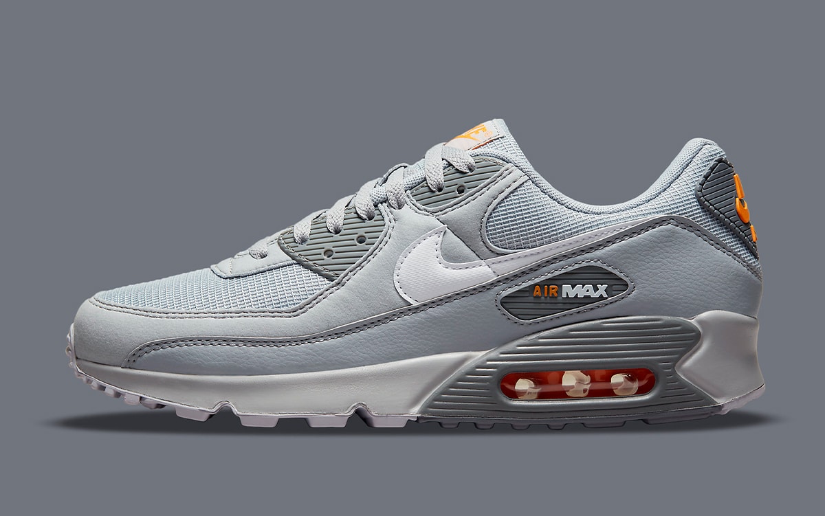 Nike Air Max 90 Grey Orange DR0145-001