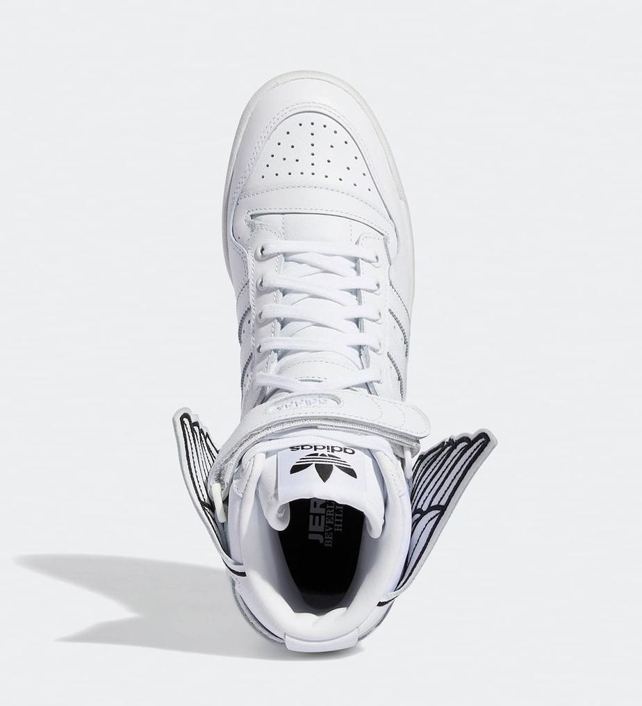 Jeremy Scott adidas Forum Hi Wings 4.0 White Black GX9445
