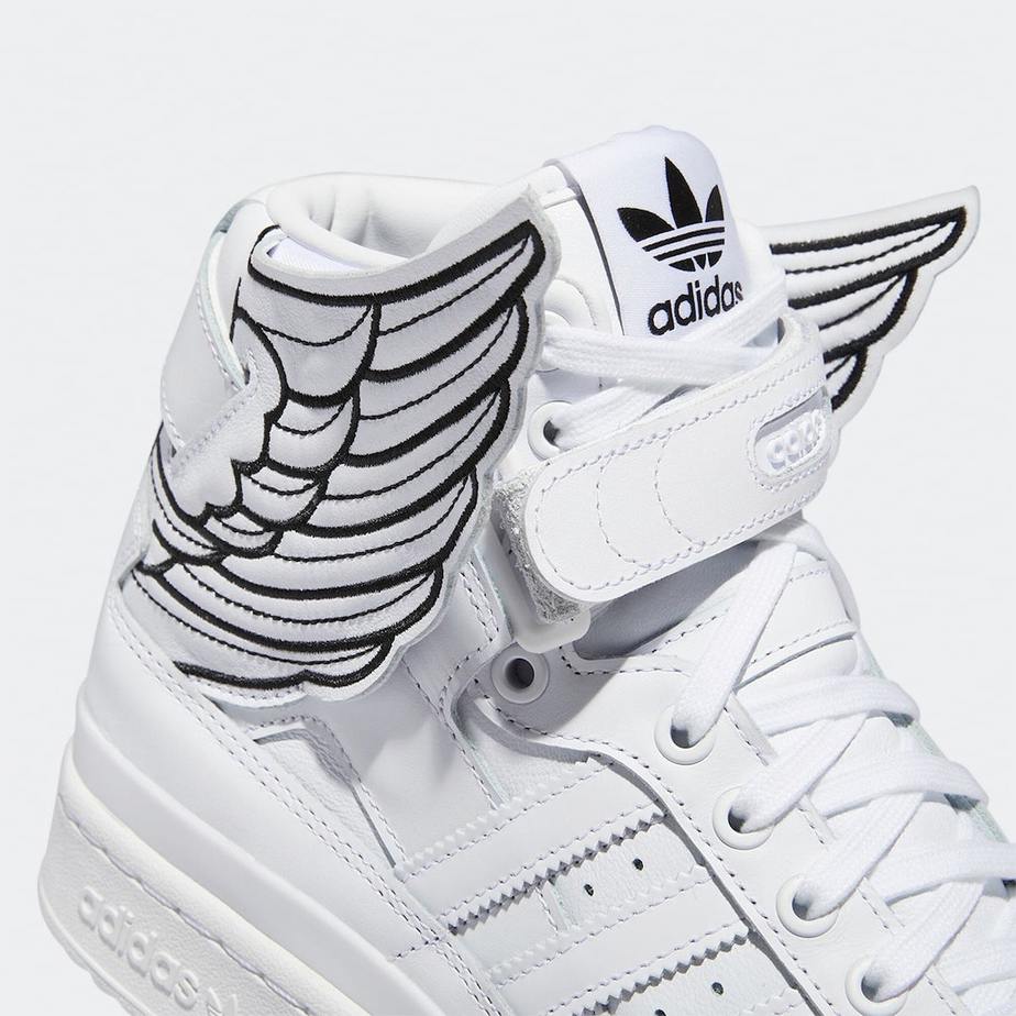 Jeremy Scott adidas Forum Hi Wings 4.0 White Black GX9445