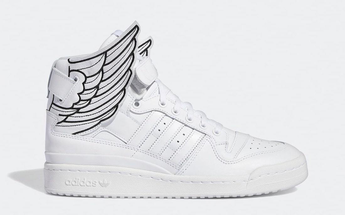 Jeremy Scott adidas Forum Hi Wings 4.0 White Black GX9445