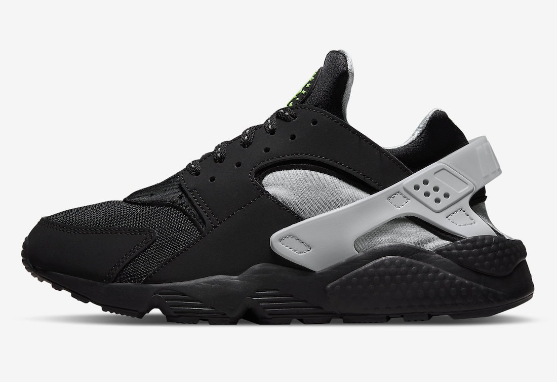 Nike Air Huarache Black Grey Green DR0141-001