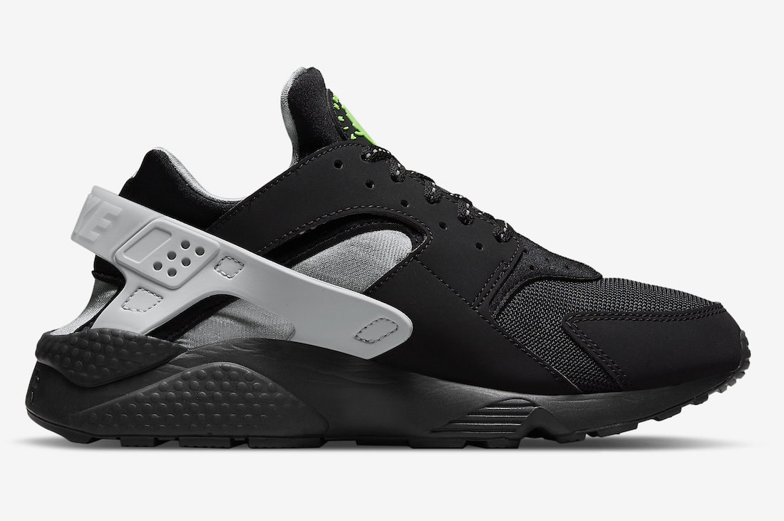 Nike Air Huarache Black Grey Green DR0141-001