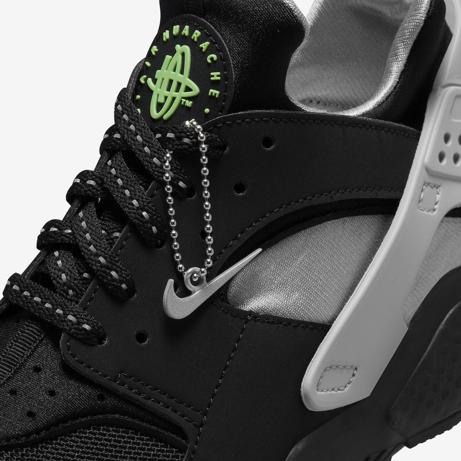 Nike Air Huarache Black Grey Green DR0141-001