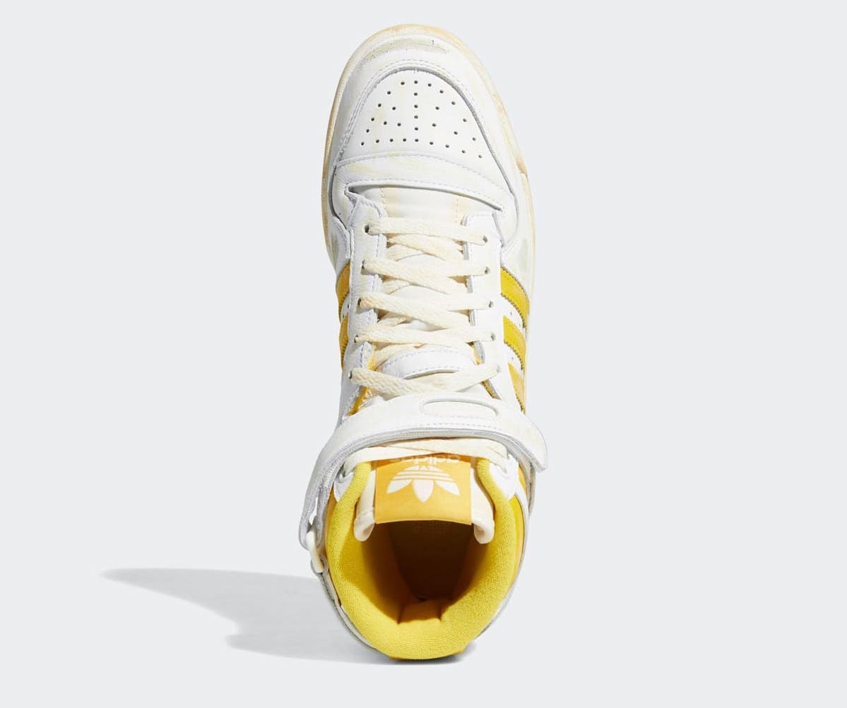 adidas Forum 84 High Worn White Yellow GZ6468