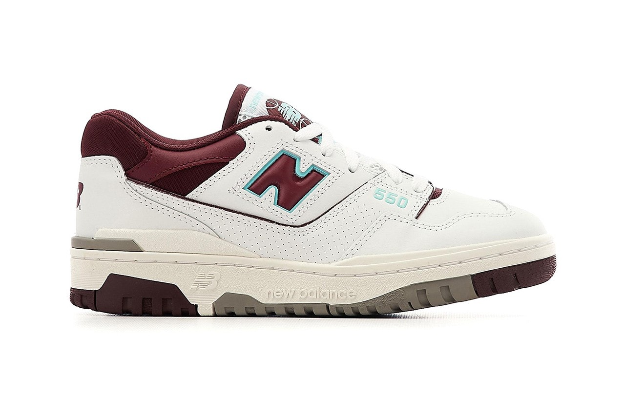 New Balance 550 Burgundy Blue Bb550wbg