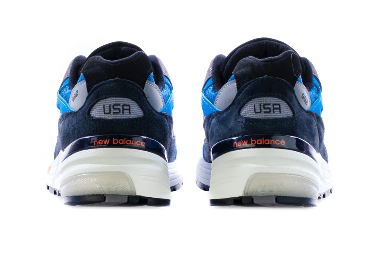 New Balance 992 Blue Gray Orange M992cp