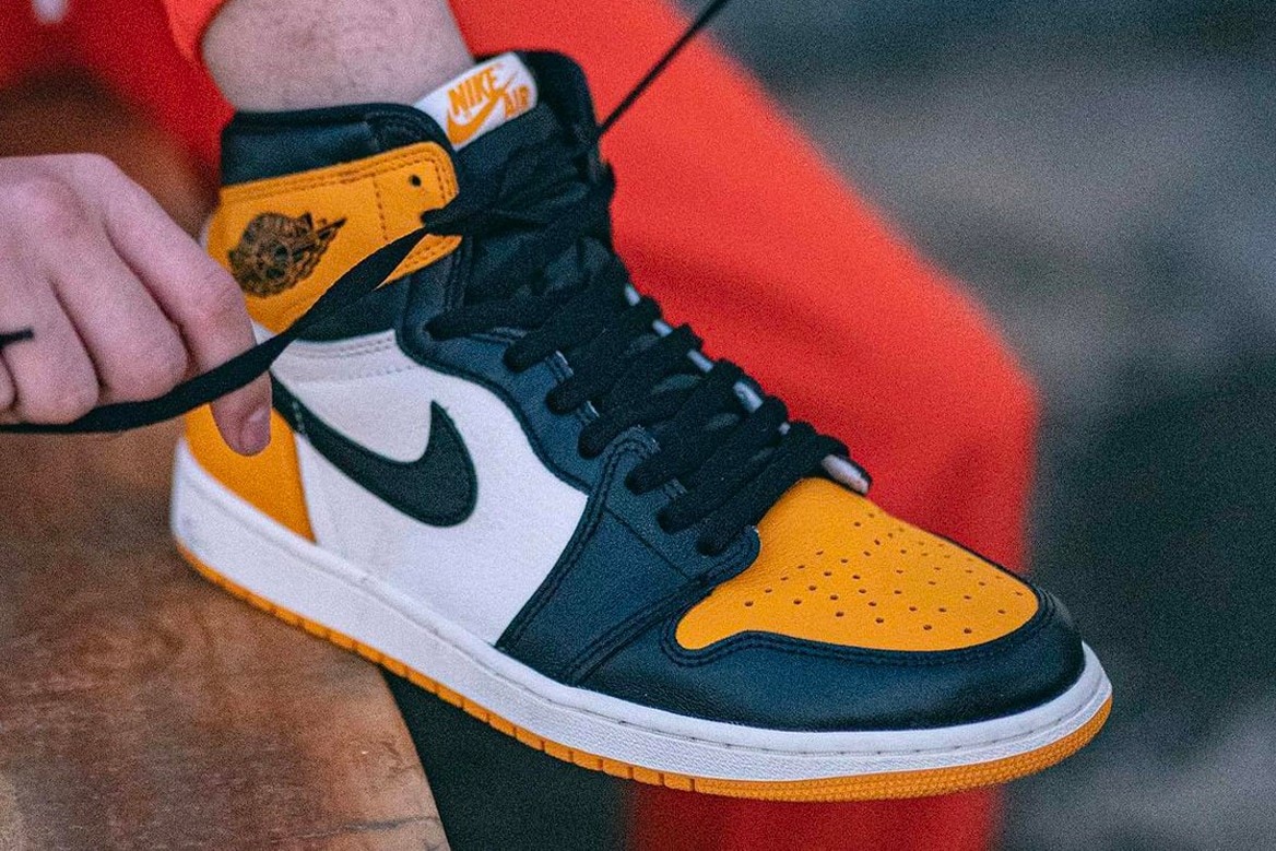 Air Jordan 1 Retro High Og Yellow Toe Closer Look Release Info 555088 711 002