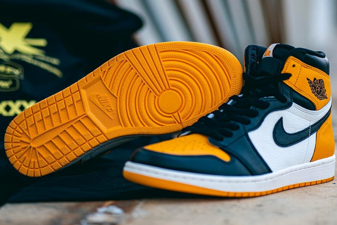 Air Jordan 1 Retro High Og Yellow Toe Closer Look Release Info 555088 711 004