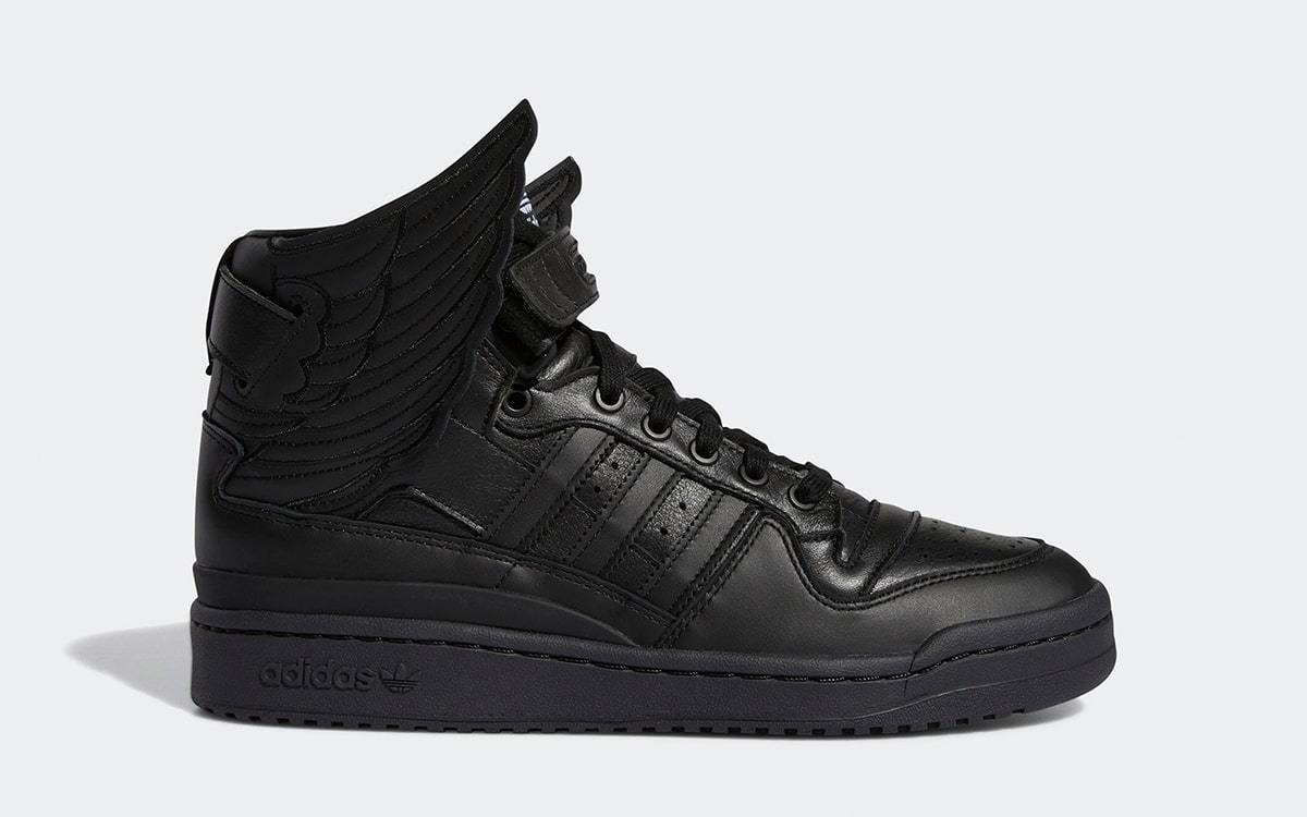Jeremy Scott adidas Forum Hi Wings 4 0 Triple Black GY4419