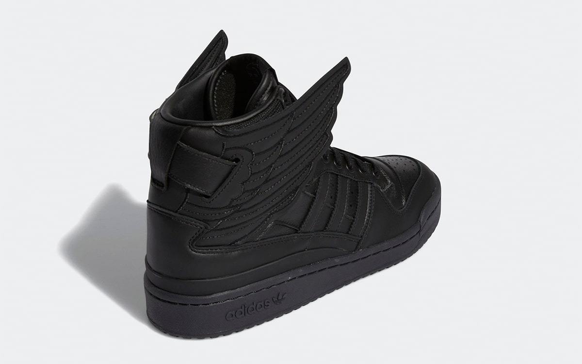 Jeremy Scott adidas Forum Hi Wings 4 0 Triple Black GY4419