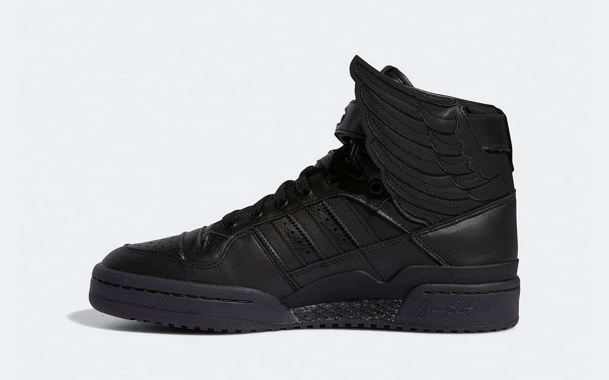 Jeremy Scott adidas Forum Hi Wings 4 0 Triple Black GY4419