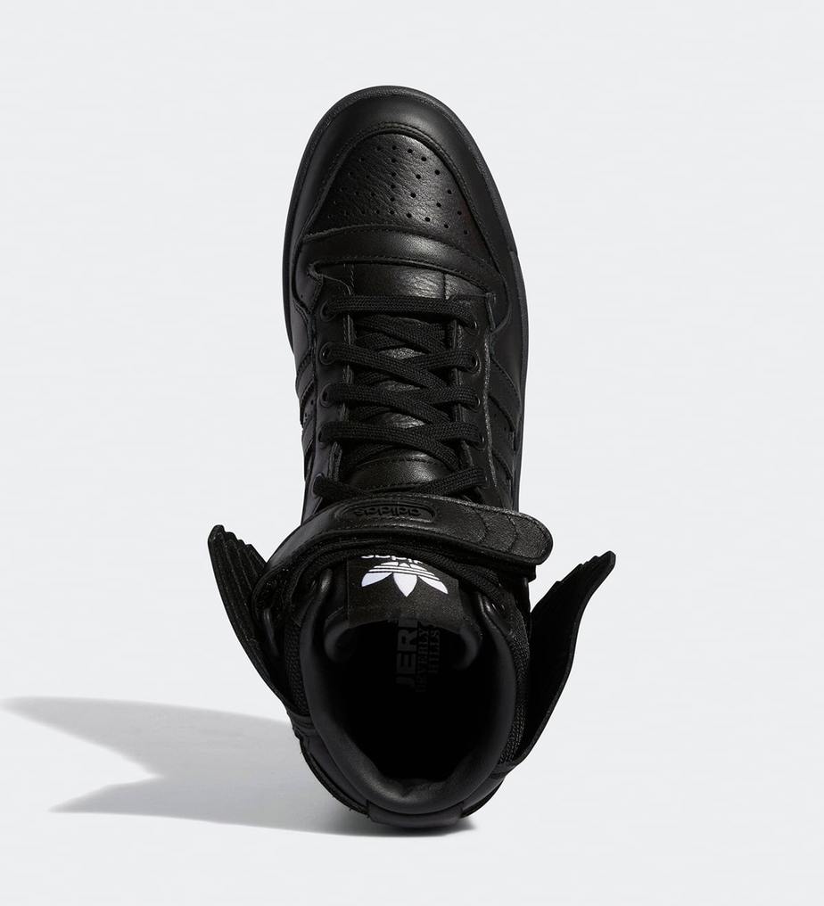Jeremy Scott adidas Forum Hi Wings 4 0 Triple Black GY4419