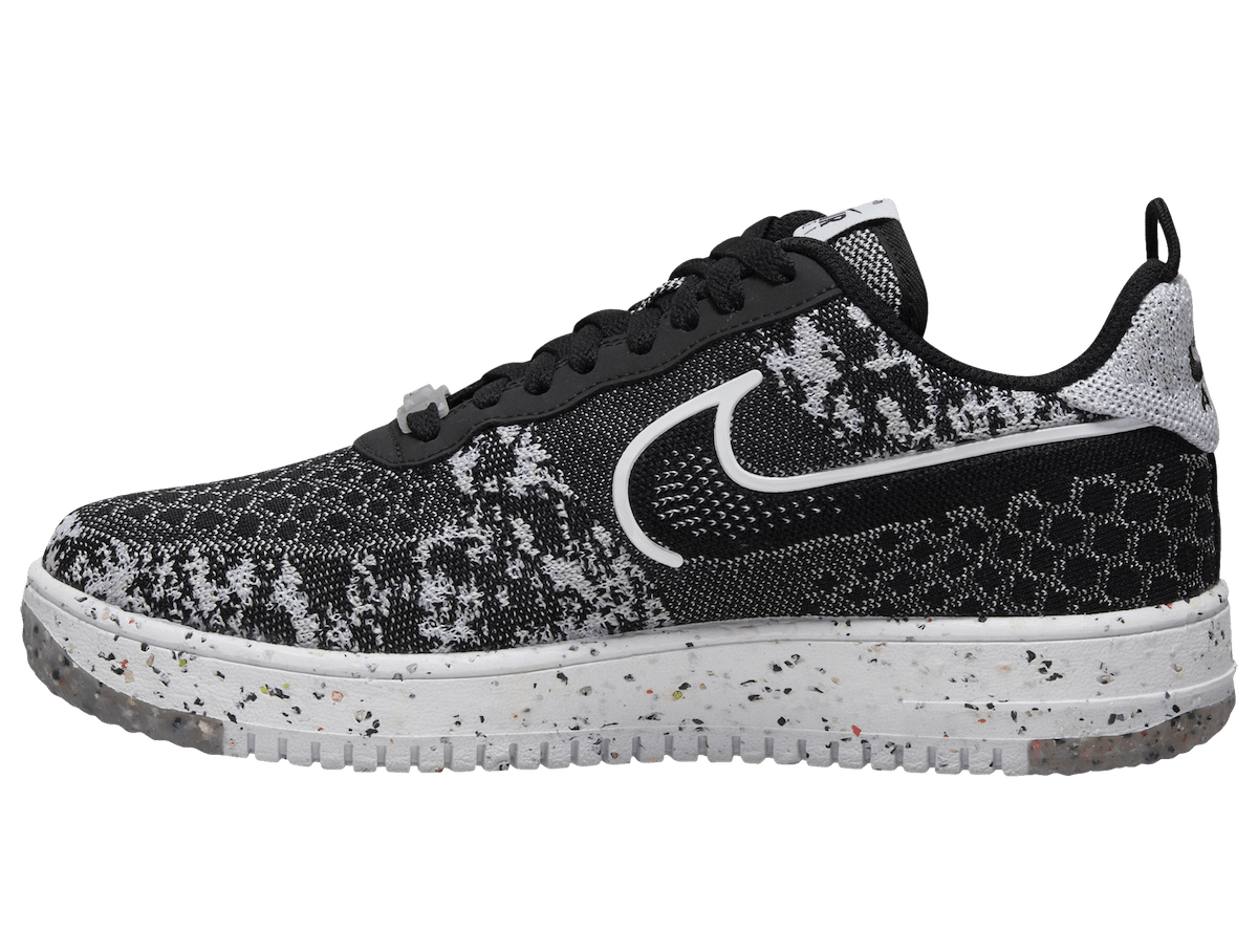 Nike Air Force 1 Crater Flyknit Black White DM0590-001