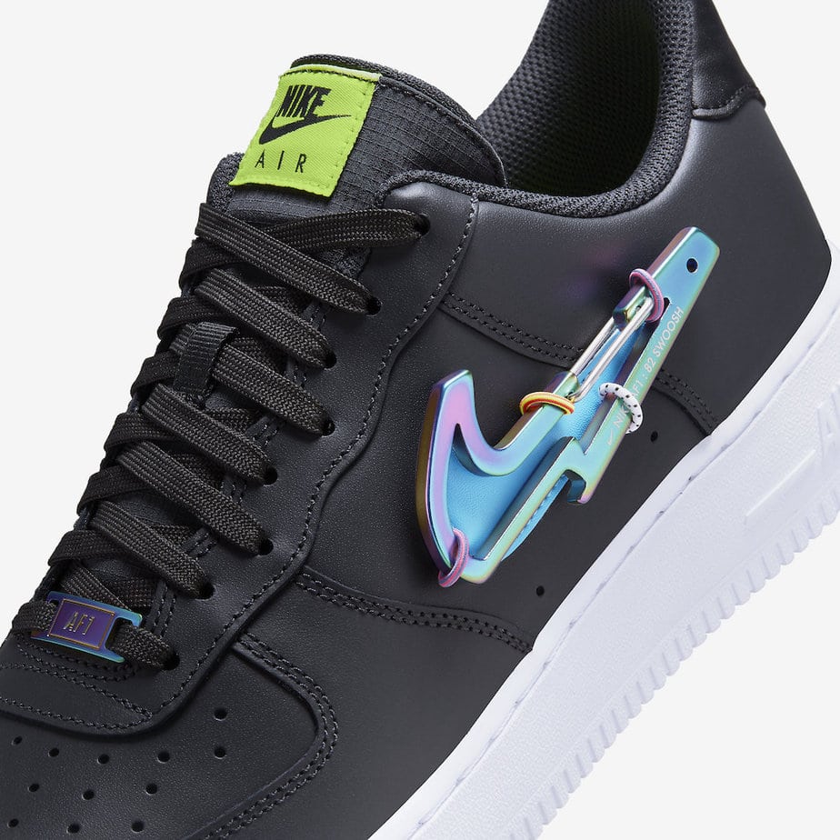 Nike Air Force 1 Low Black Carabiner Swoosh DH7579-001