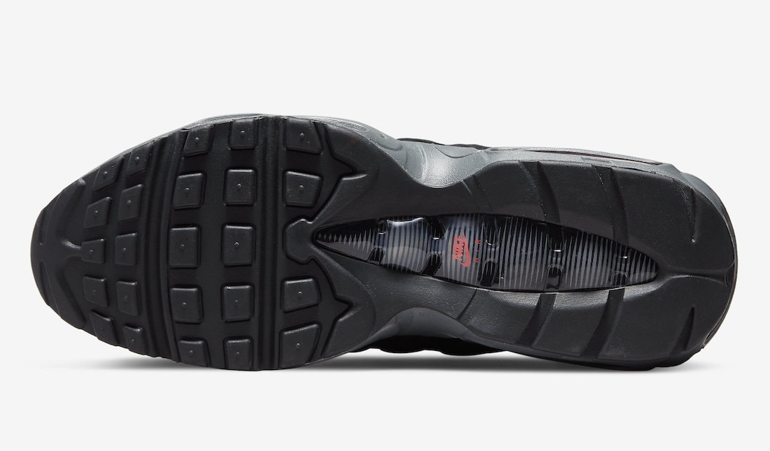 Nike Air Max 95 Black Grey Red DV5672-001