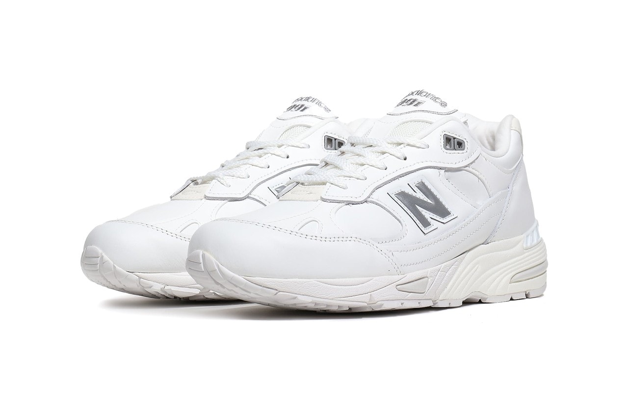 New Balance is Serving Up Serious Dad Shoe Vibes with the All-White Leather 991