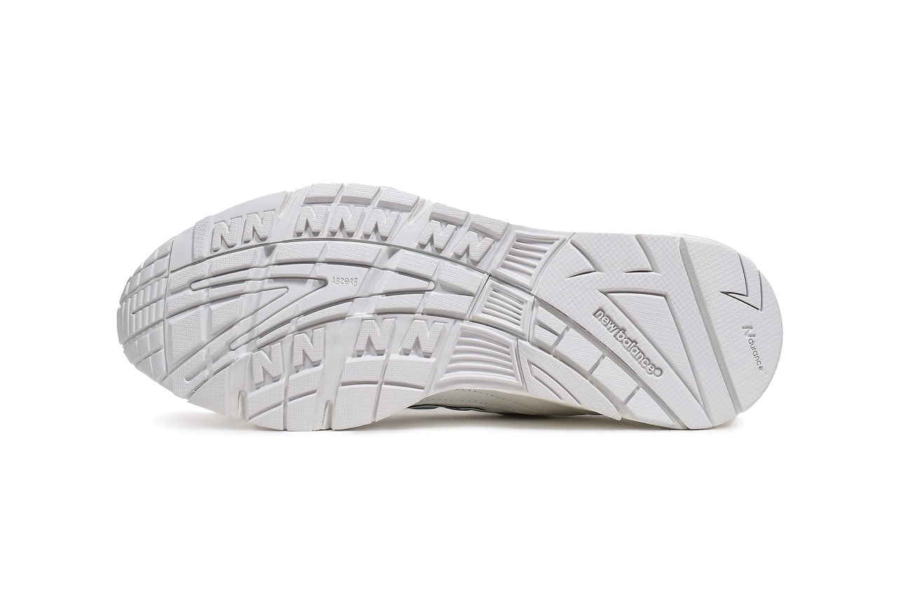 New Balance M991tw Abzorb Leather Upper White Colorway