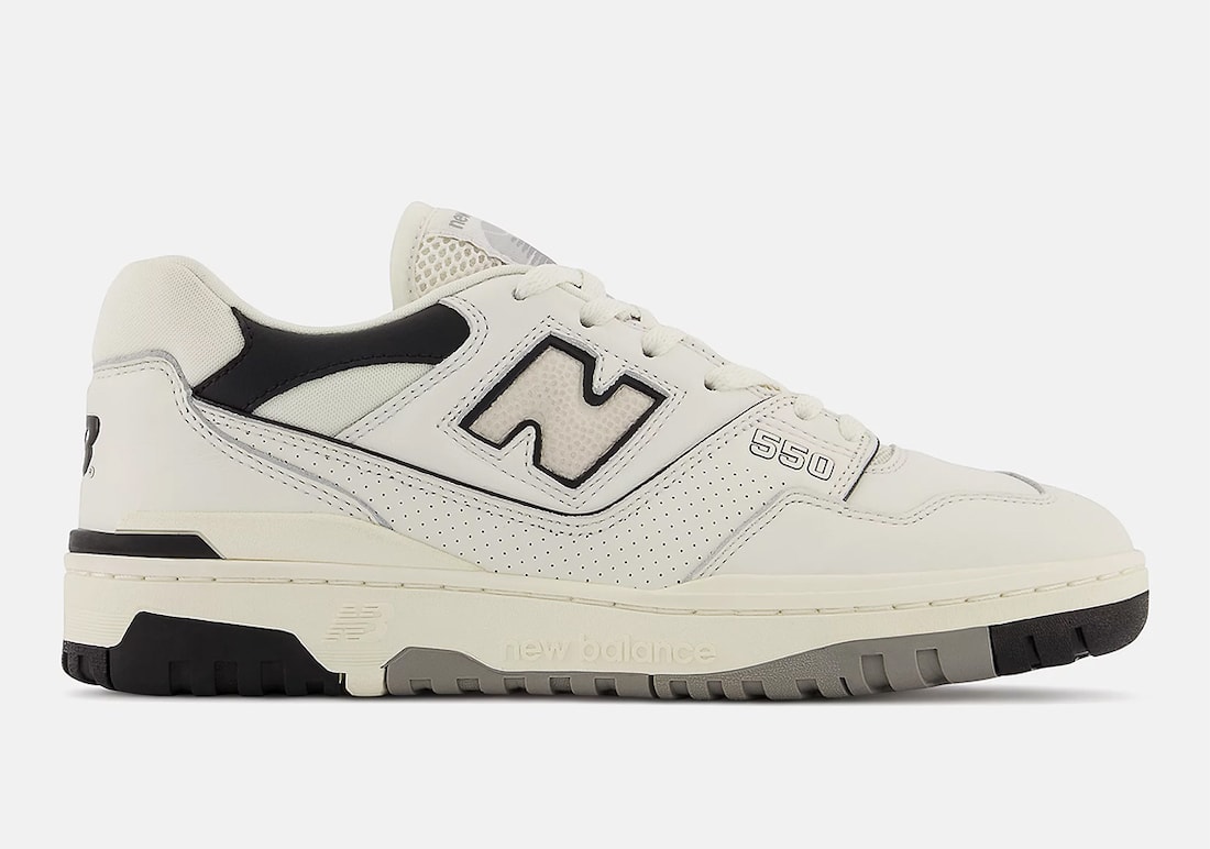 New Balance 550 Cream Black Bb550lwt