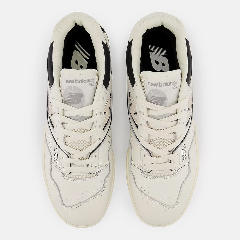 New Balance 550 Cream Black Bb550lwt