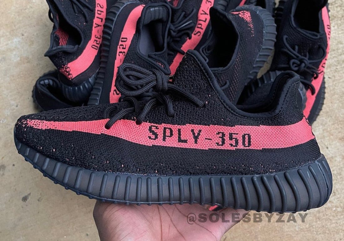 Adidas yeezy boost 350 cheap v2 core black red bred