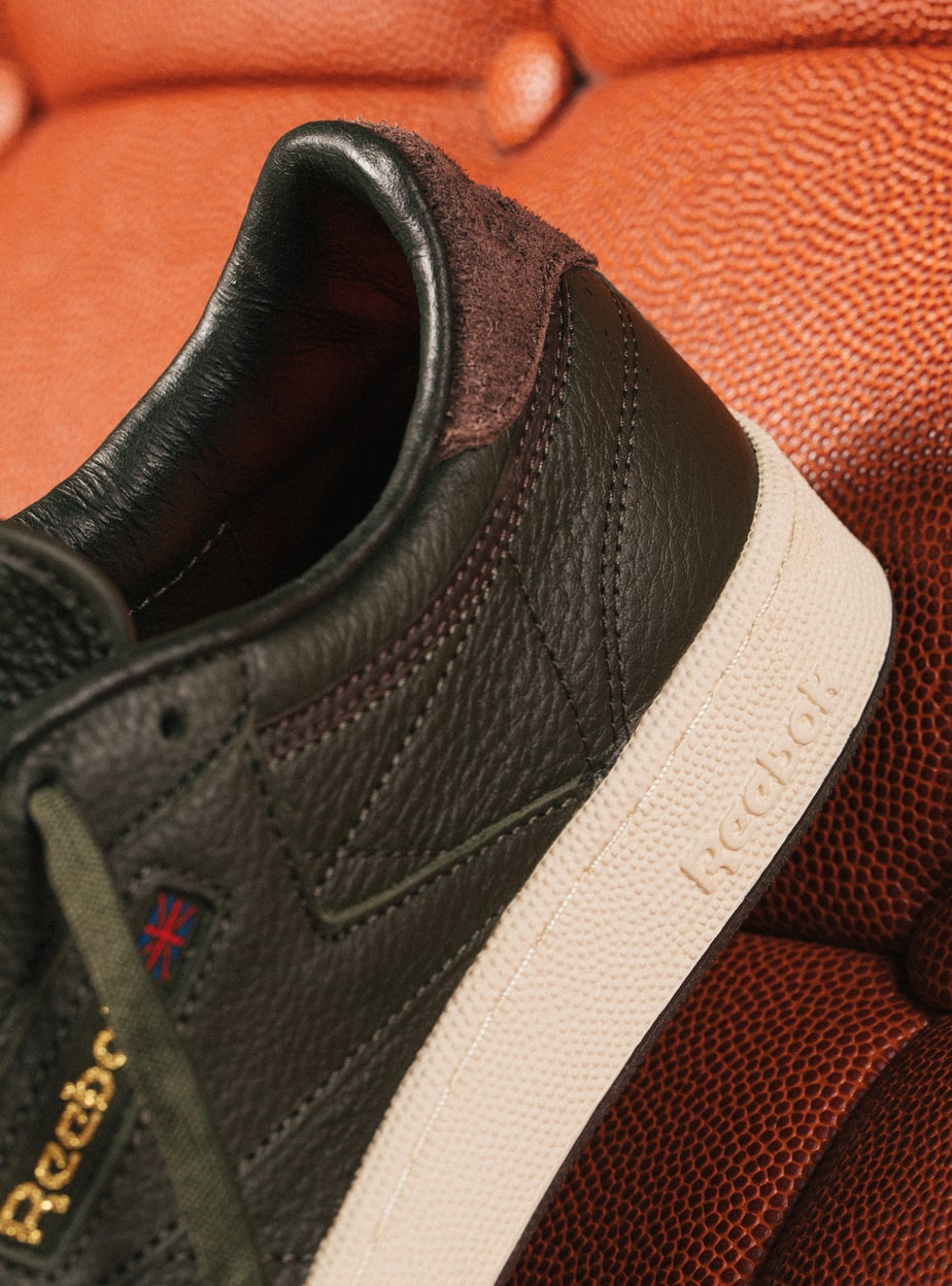 Bodega X Reebok Club C 85 Range Green A Closer Look Editorial Asset