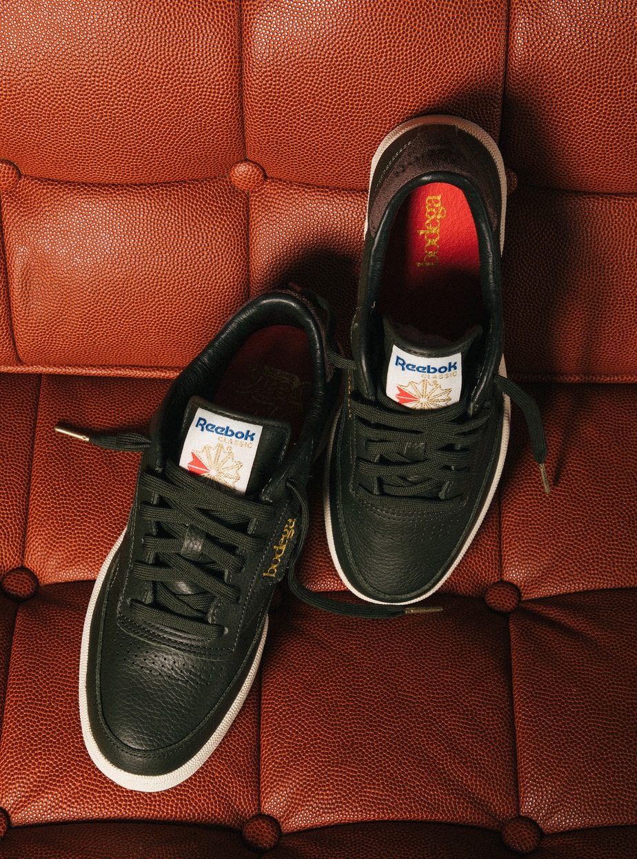 Bodega X Reebok Club C 85 Range Green A Closer Look Editorial Asset