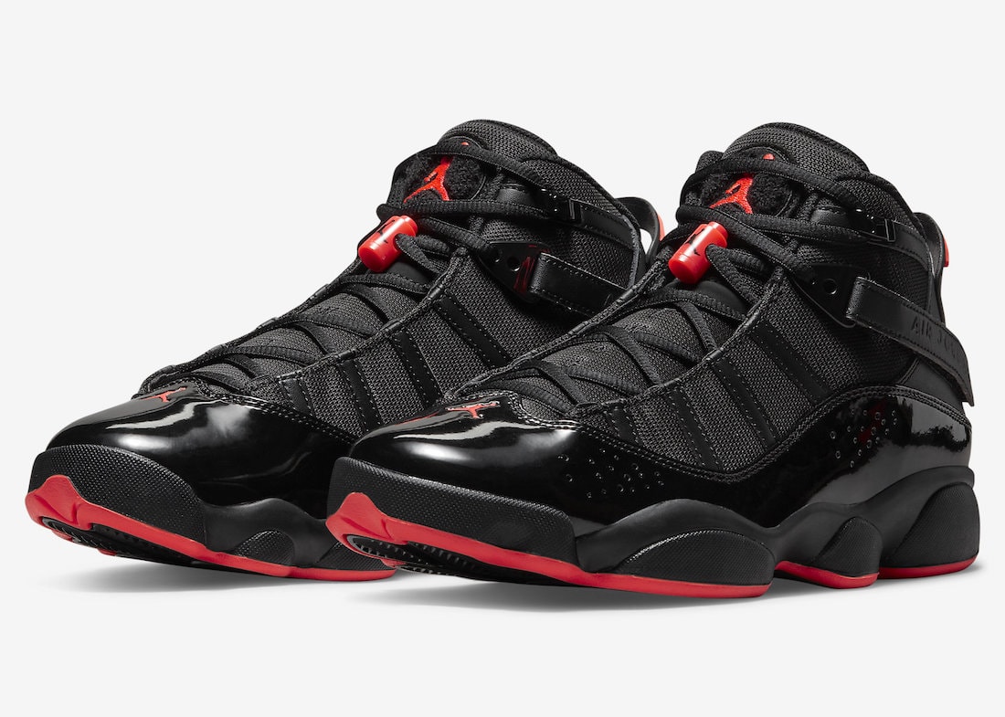 Black and cheap red jordan 6