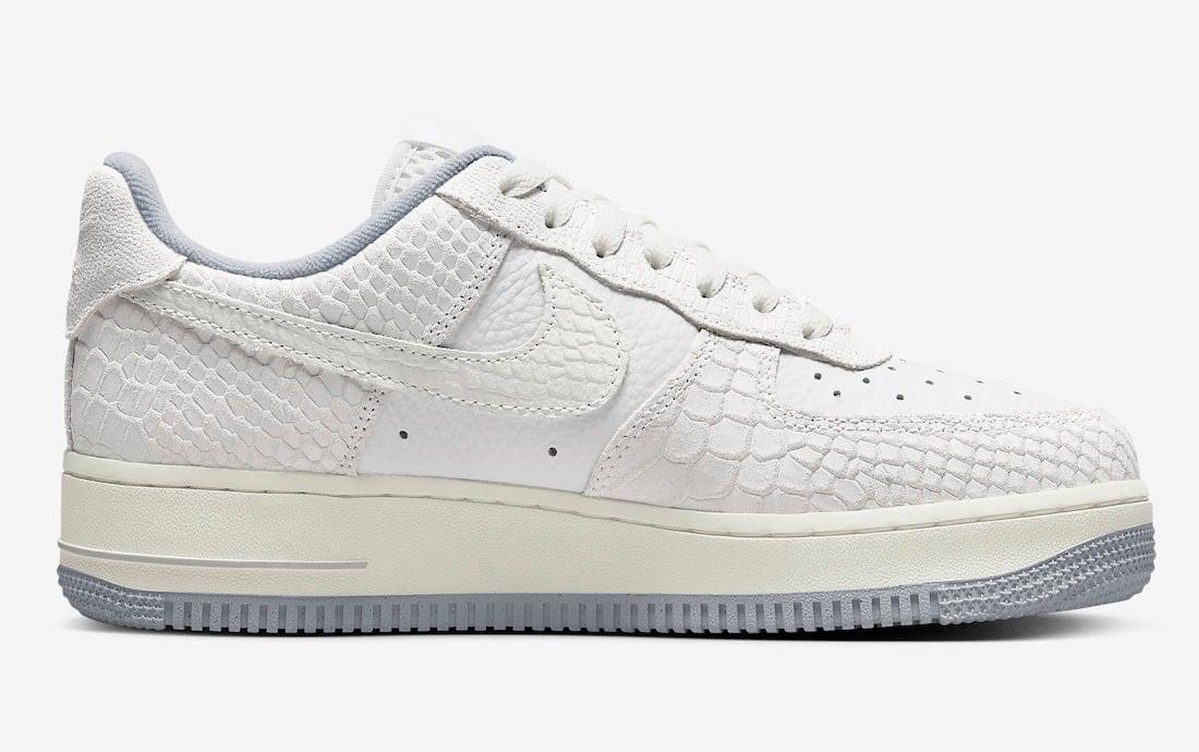 Nike Air Force 1 Low White Python Snake DX2678-100